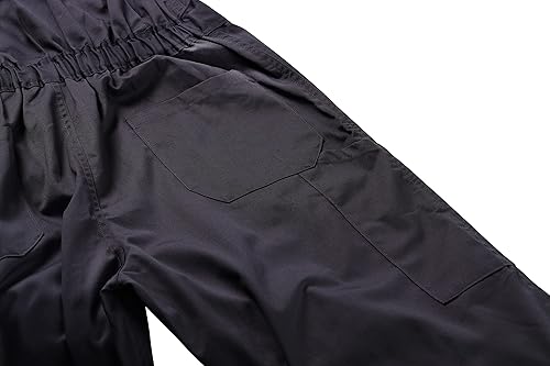 Miniatura 5 de Kolossus Overol de manga larga para hombre, mezclado, puño ajustable, bolsillos utilitarios