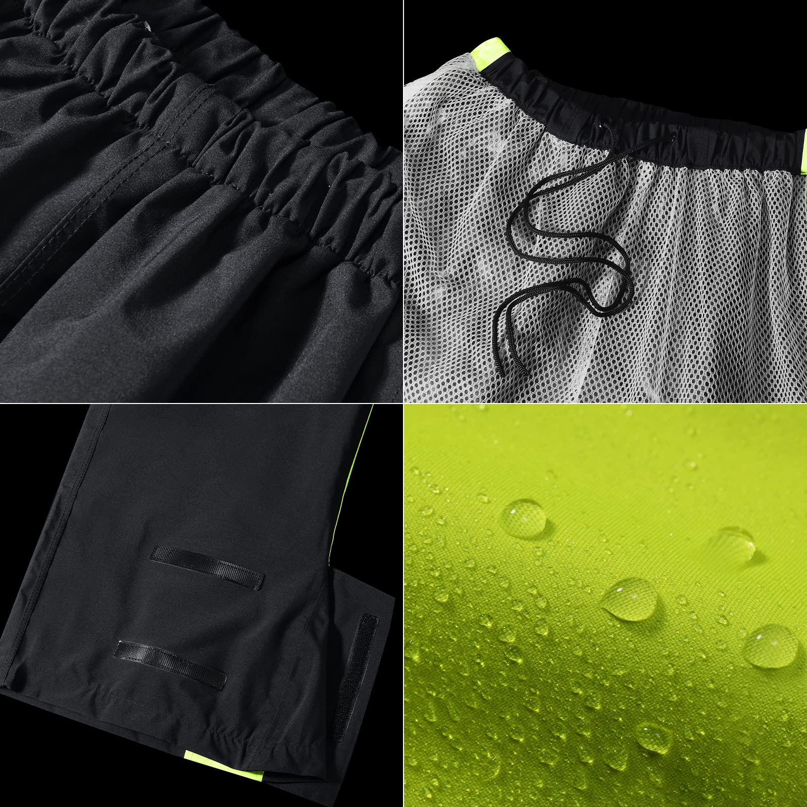 Combinaison Pluie Moto Réfléchissante - Imperméable Et Confortable Pour Homme/Femme