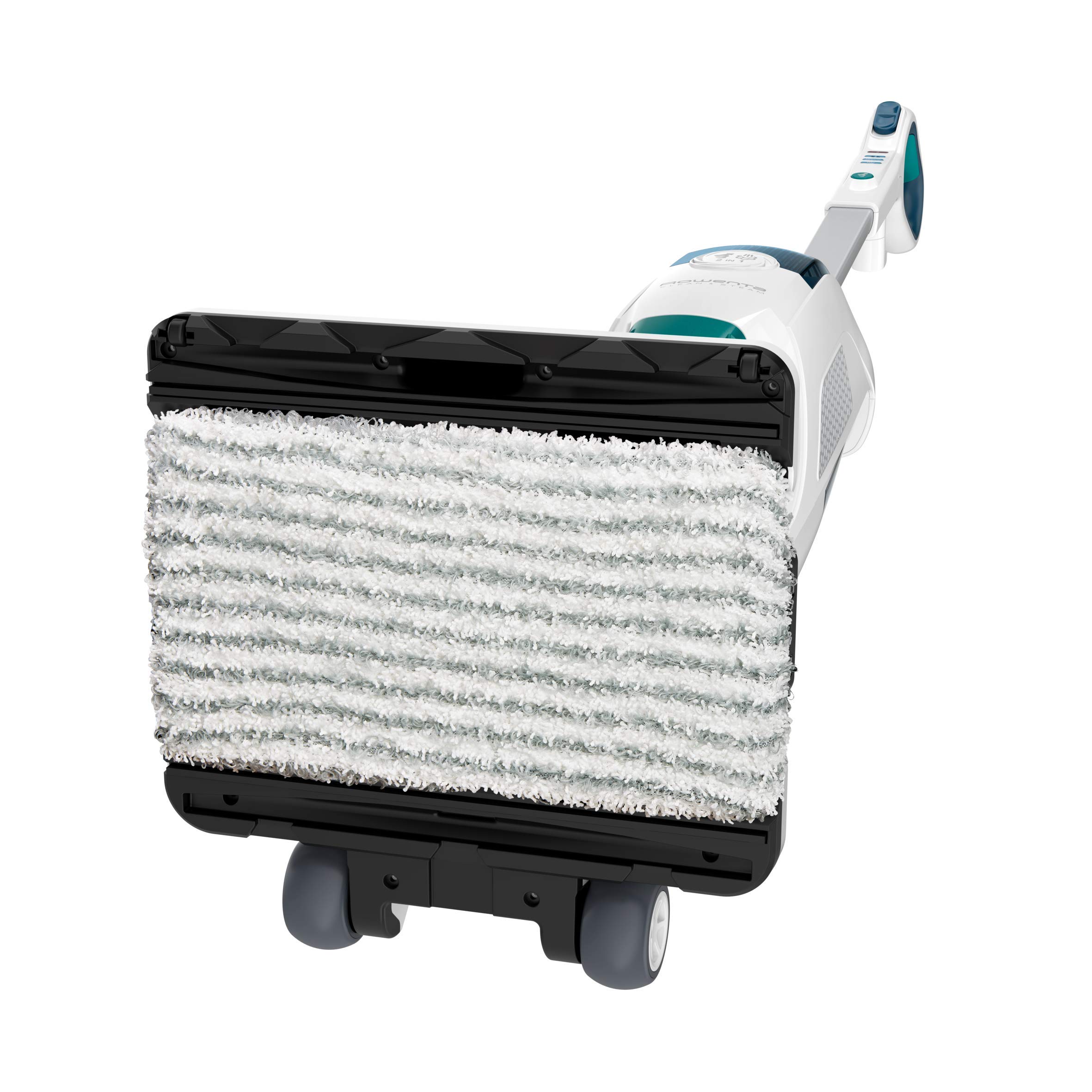 Rowenta RY7757 Clean & Steam Revolution Aspirapolvere a Vapore, Lavapavimenti Multisuperficie, Aspira, Lava e Igienizza Insieme, Elimina Germi e Batteri, Serbatoio Amovibile, Senza Sacco