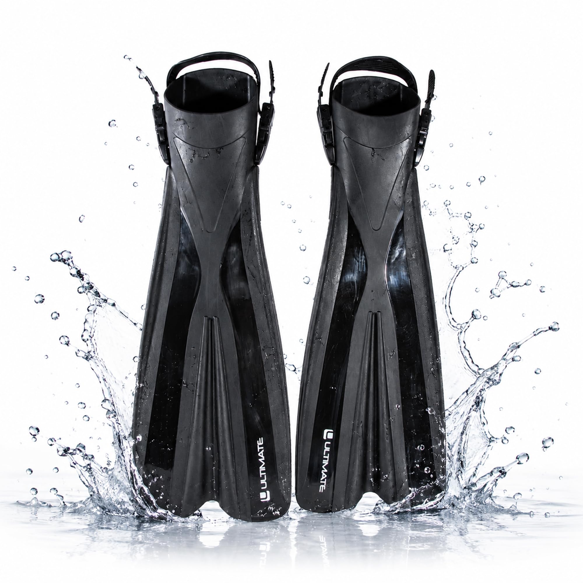 Ultimate Bellyboat Fins - One Size Fits All - Pinne Per Belly Boat