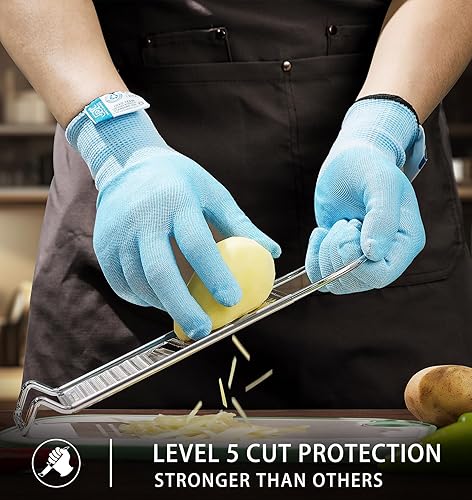 Miniatura 2 de JDL Cut Resistant Gloves Food GradeUS Patent Level 5 Protection Gloves Touchscreen Compatible,Superior Dexterity Comfort