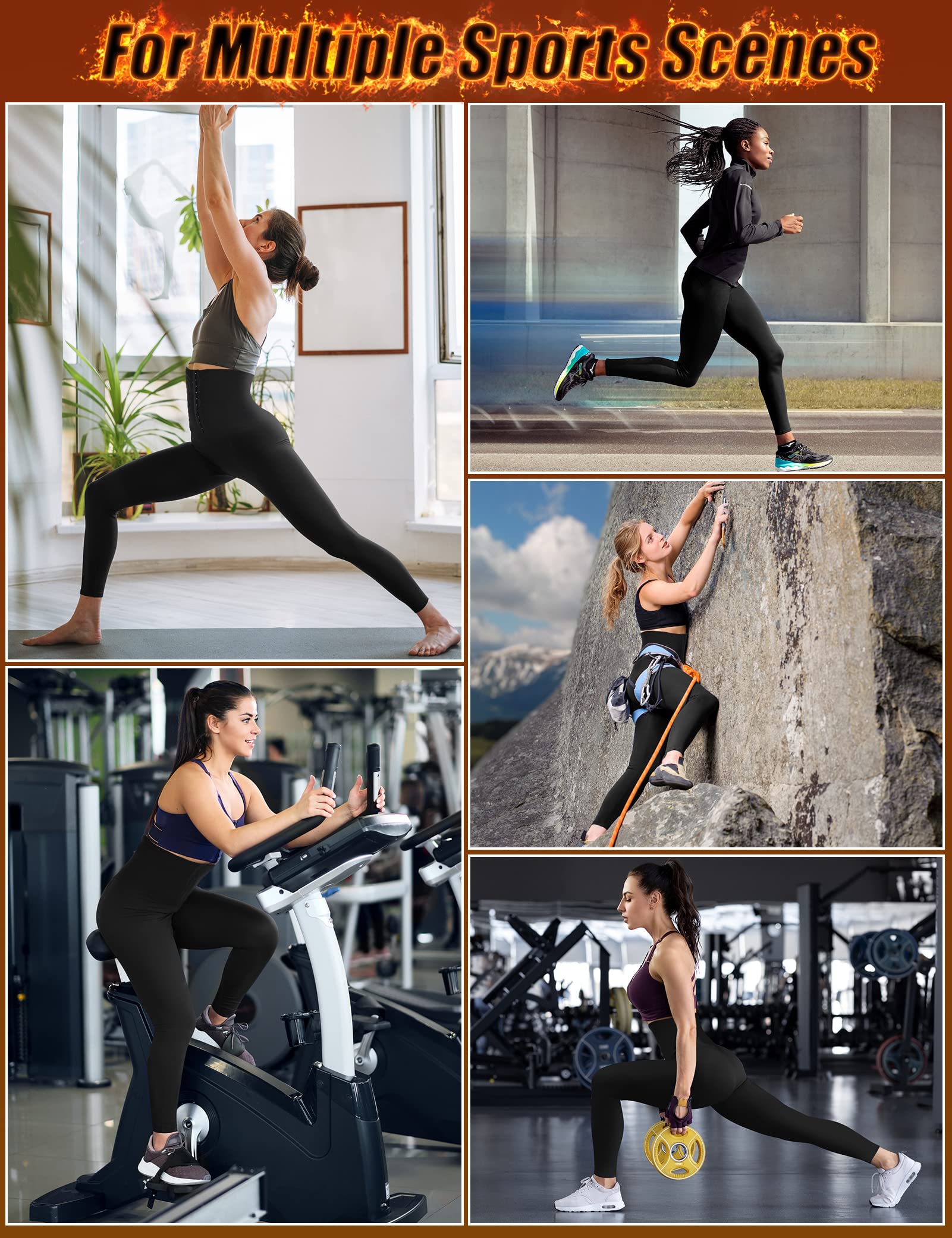 MELLIEX Pantaloni Sauna Dimagranti Donna Pantaloni di Perdita di Peso Vita Alta Leggins Dimagranti Sportivi per Fitness Palestra Yoga Corsa