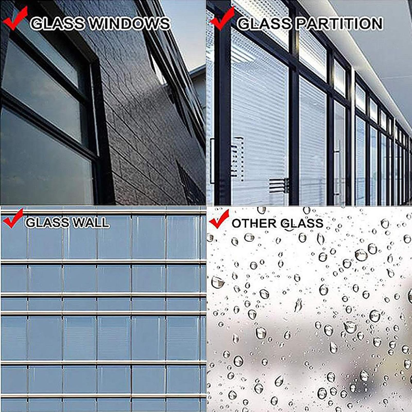 3 en 1 Spray Limpiacristales Coche con Poste Telescópico, Rasqueta Limpiacristales con 3 Paños Microfibra para Baños,Ventanas,Espejos