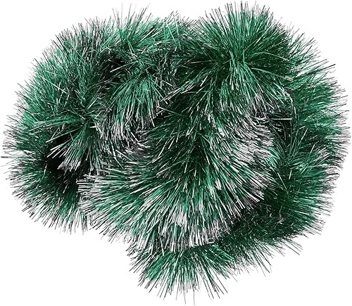 Barras de color para techo, oropel de Navidad, guirnalda de oropel de Navidad, corona de Navidad, guirnalda de vegetación sintética, decoraciones de