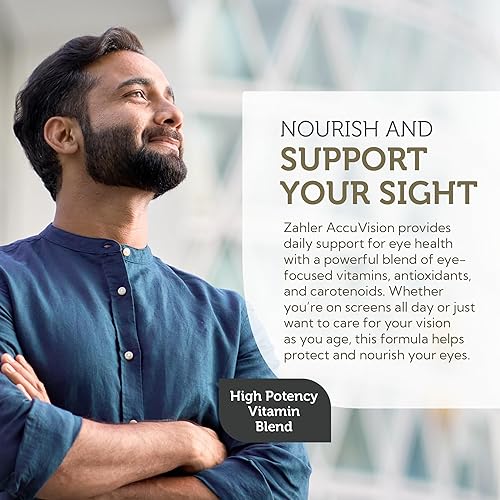 Miniatura 6 de Zahler AccuVision, fórmula avanzada para la salud ocular, 30 cápsulas