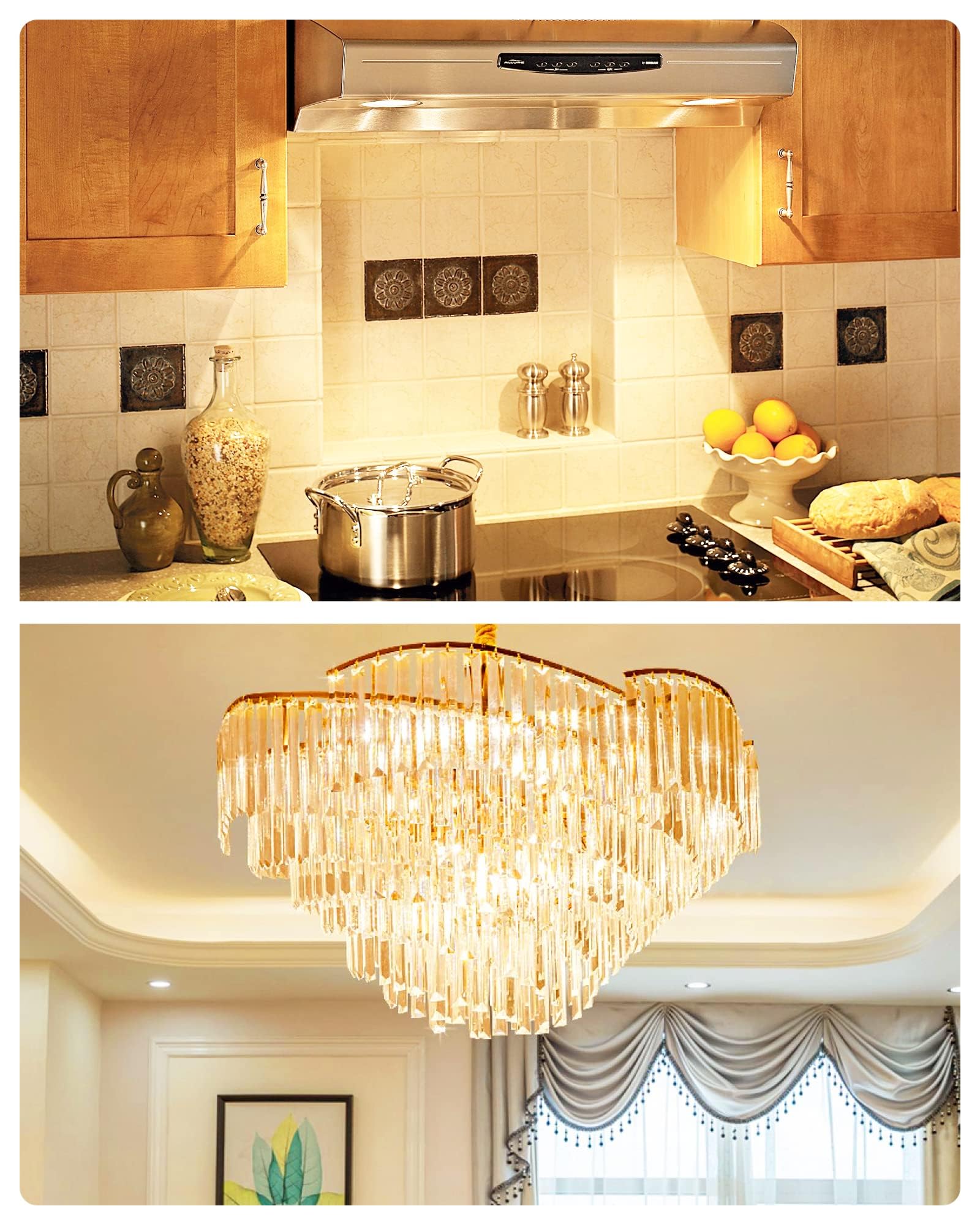 LED Fridge Bulb E14, 1.5W SES E14 Small Edison Screw Bulbs 15W Equivalent, 2700K Warm White - Image 4