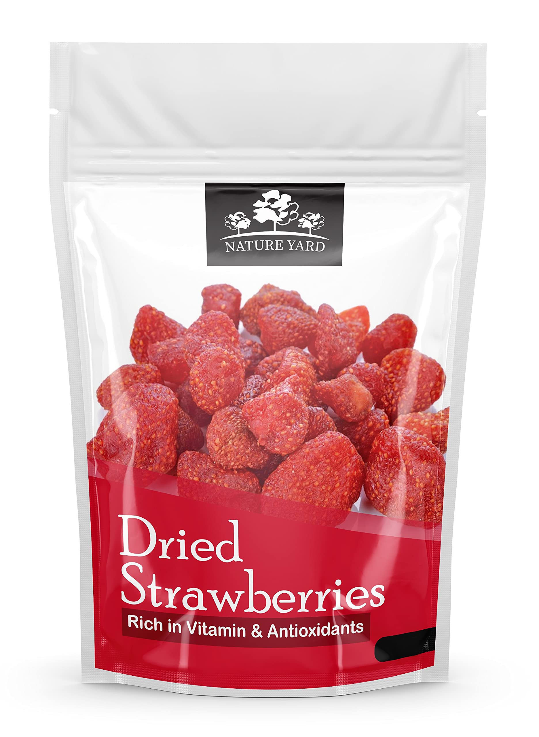 NATURE YARD Dried Strawberries - Dehydrated Candied Strawberry dry fruit (400 Gm) (B0BN8JKLW1) Amazon Price History, Amazon Price Tracker