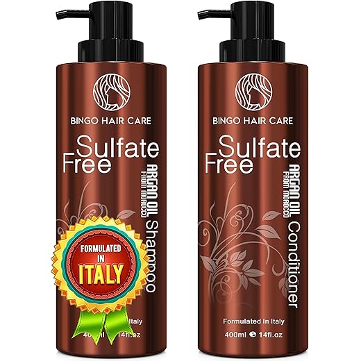 Moroccan Argan Oil Hydrating Shampoo Conditioner Set