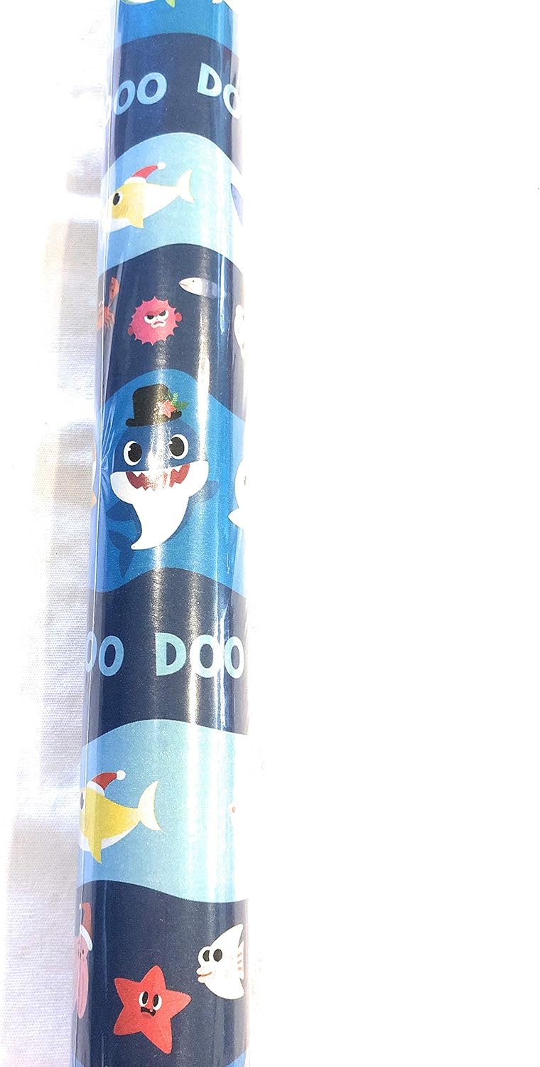 Baby Shark Wrapping Paper 60 sq ft roll Health & Household