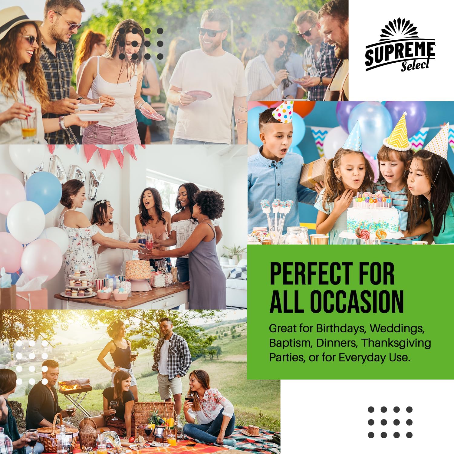 Disposable White Forks [400-Pack] Medium-Weight Disposable Plastic Cutlery - Durable and Reusable Bulk Utensils for Parties, Picnics, Takeout, Restaurant, School, Home & Office