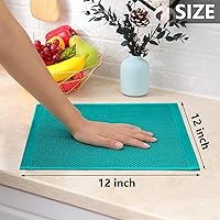 Vista 5 de Homaxy Paños de cocina de 100% algodón con tejido de gofre, toallas de cocina ultra suaves, absorbentes, de secado rápido, 12 x 12 pulgadas, paquete