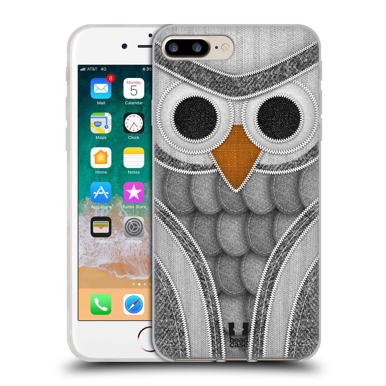 Coque en Gel Apple iPhone 7/8 Plus Head Case Designs compatible MagSafe motif Hibou