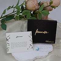 Vista 29 de Real Crystal Pendant Necklace Jewelry 925 Sterling Silver Chain Necklace for Women Dainty Birthstone Jewelry Necklace for Women Healing Chakra