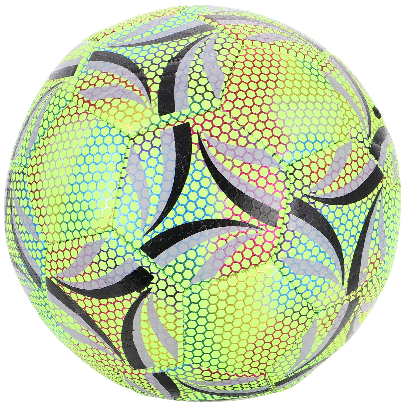 Ciieeo Pallone da Calcio Luminoso Misura Ufficiale 5 in Pu | Partite Ufficiali e Allenamento, Visibilità Notturna, per Giovani e Adulti
