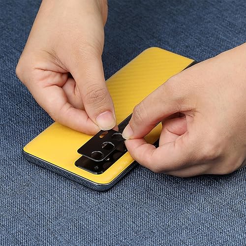 Miniatura 4 de Ibywind Protector de pantalla para Realme GT 5G, con 2 piezas de vidrio templado, 1 protector de lente de cámara, 1 película de fibra de carbono