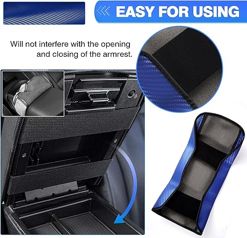 Vista 12 de Autorder Funda de consola central para Toyota RAV4 2019-2022, 2023, 2024, 2025, accesorios para reposabrazos, funda antiarañazos, almohadilla