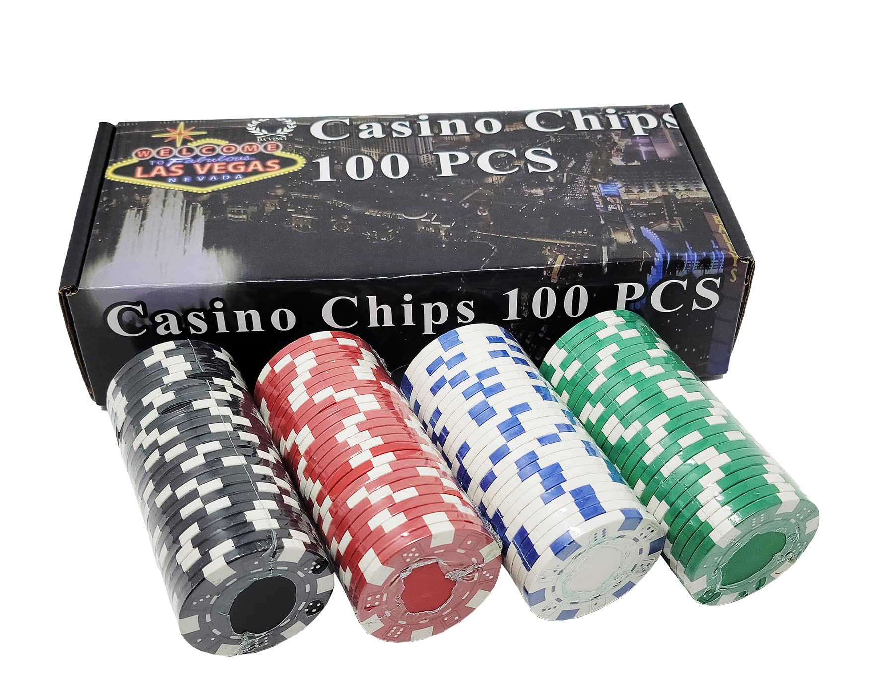 Amazon | 100 11.5グラム ポーカーチップ Welcome to Las Vegas