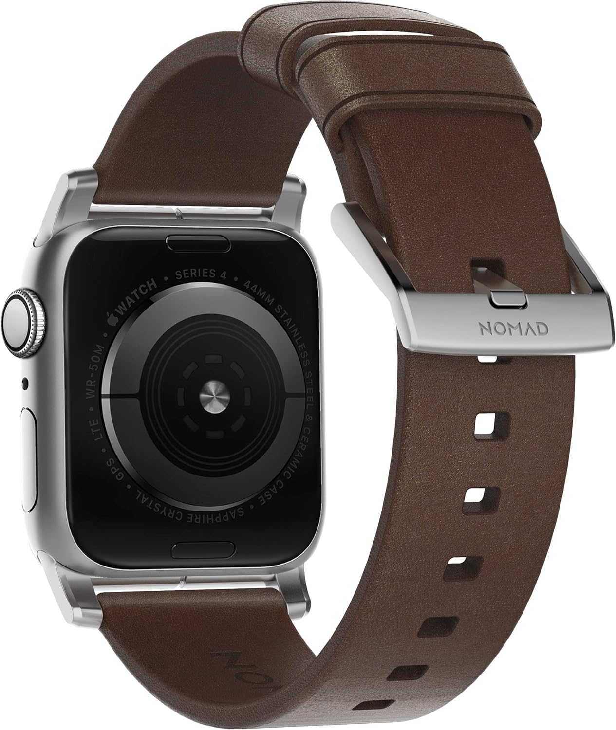 Lоwеѕt Prісе Nomad Modern Band for Apple Watch 40mm/38mm | Rustic Brown Horween Leather | Silver Hardware