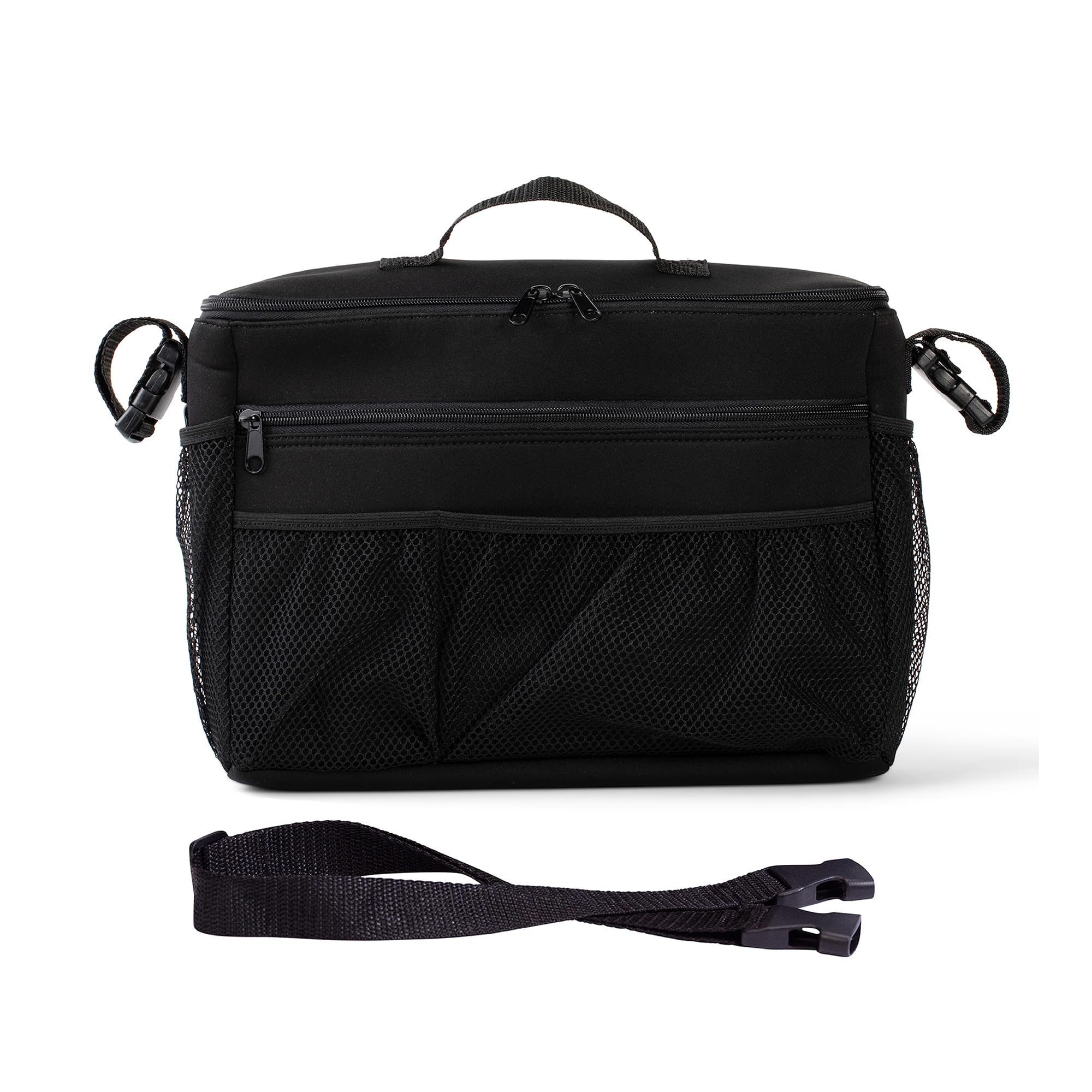 J.L. Childress Cool 'N Cargo Stroller and Wagon Cooler and Organizer - Universal Fit - Insulated - Attaches to Strollers, Wagons, Walkers and