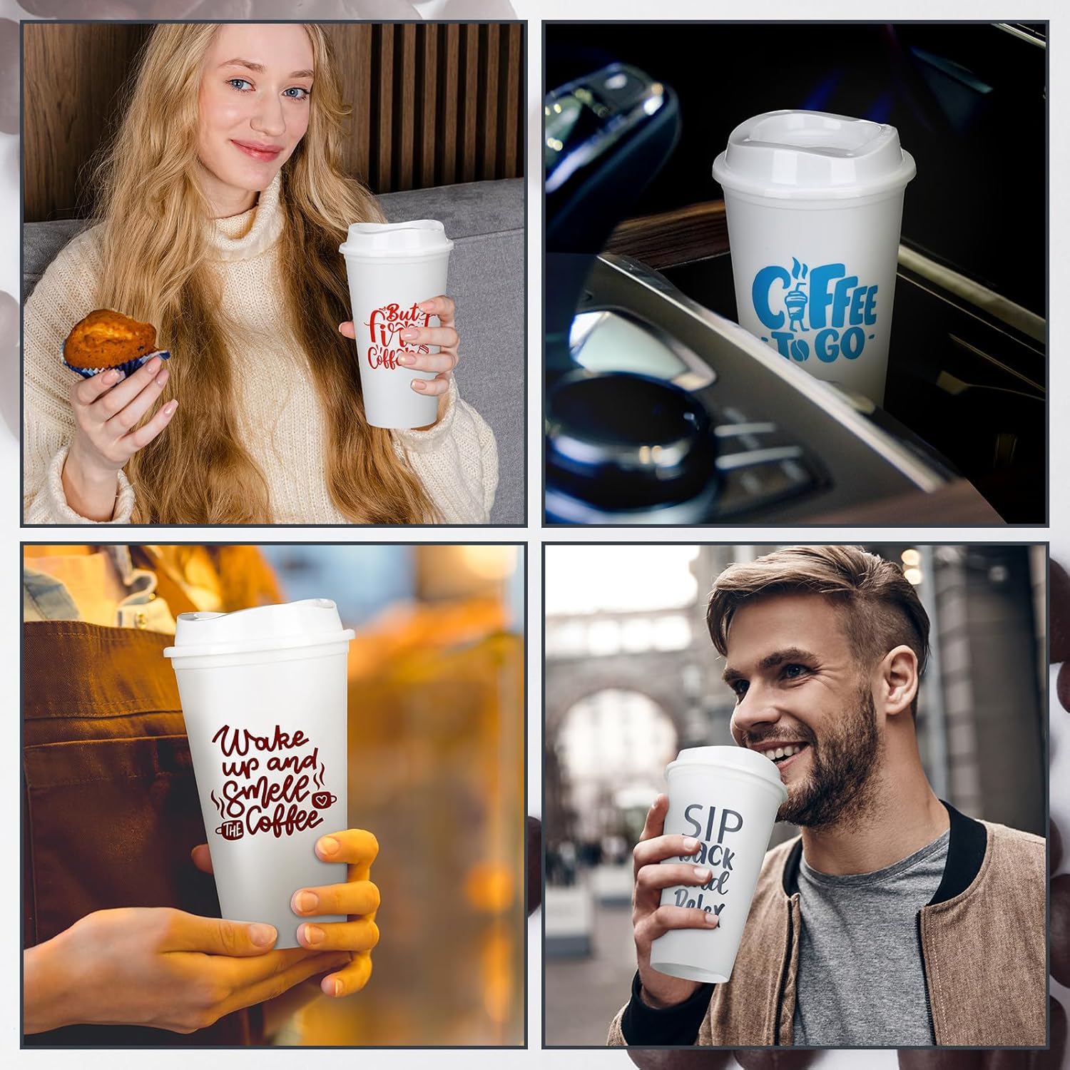 15 Pack Employee Appreciation Gifts Mugs Thank You Gifts Reusable Coffee Cup with Lids 16 oz Coffee Mugs for Hot Cold Drinks Thank You Gift for Teacher Coworker Employee Appreciation Day - Image 6