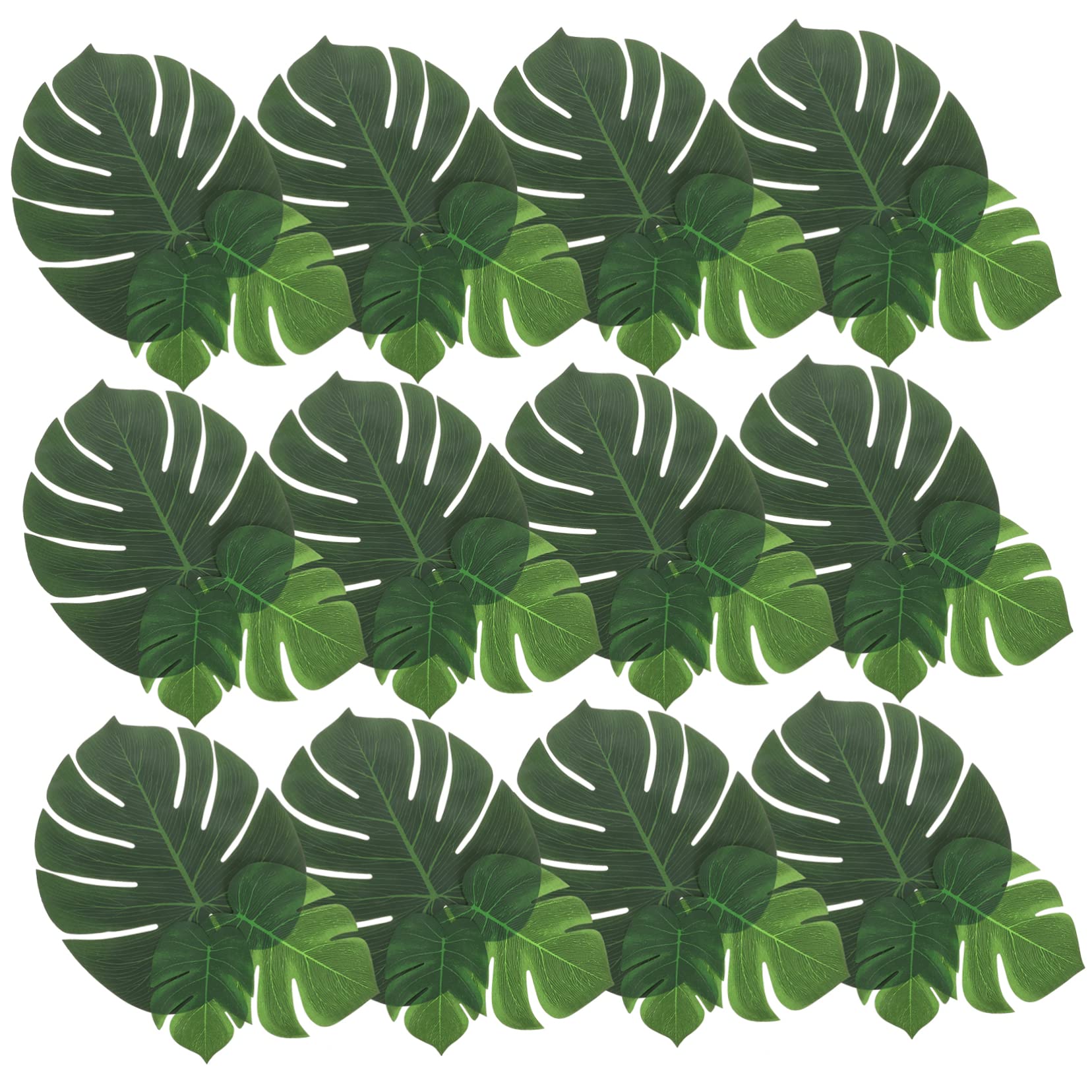 PRETYZOOM 2 Set Pratici Tovagliette Monstera Leaf Resistenti Tappetini Da Pranzo Per Tavoli Antigraffio E Calore 36 Pezzi * 2