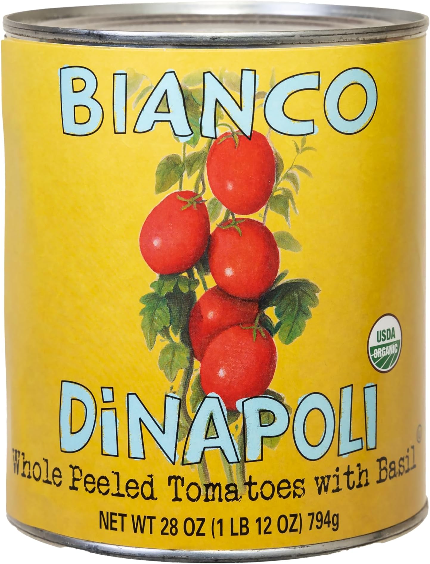 Whole Peeled Organic Tomatoes, 28 oz