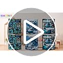 Shark Blanket for Boys - Black Soft Fuzzy Throw Blanket Gifts - 30x40 Inches Cute Blankets for Couch & Office