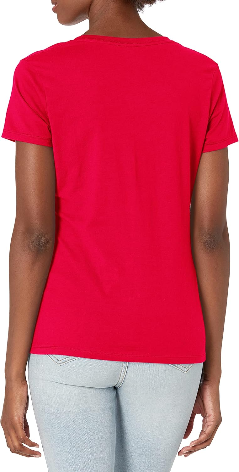 Hanes Womens X-Temp V-Neck T-Shirt - Image 2