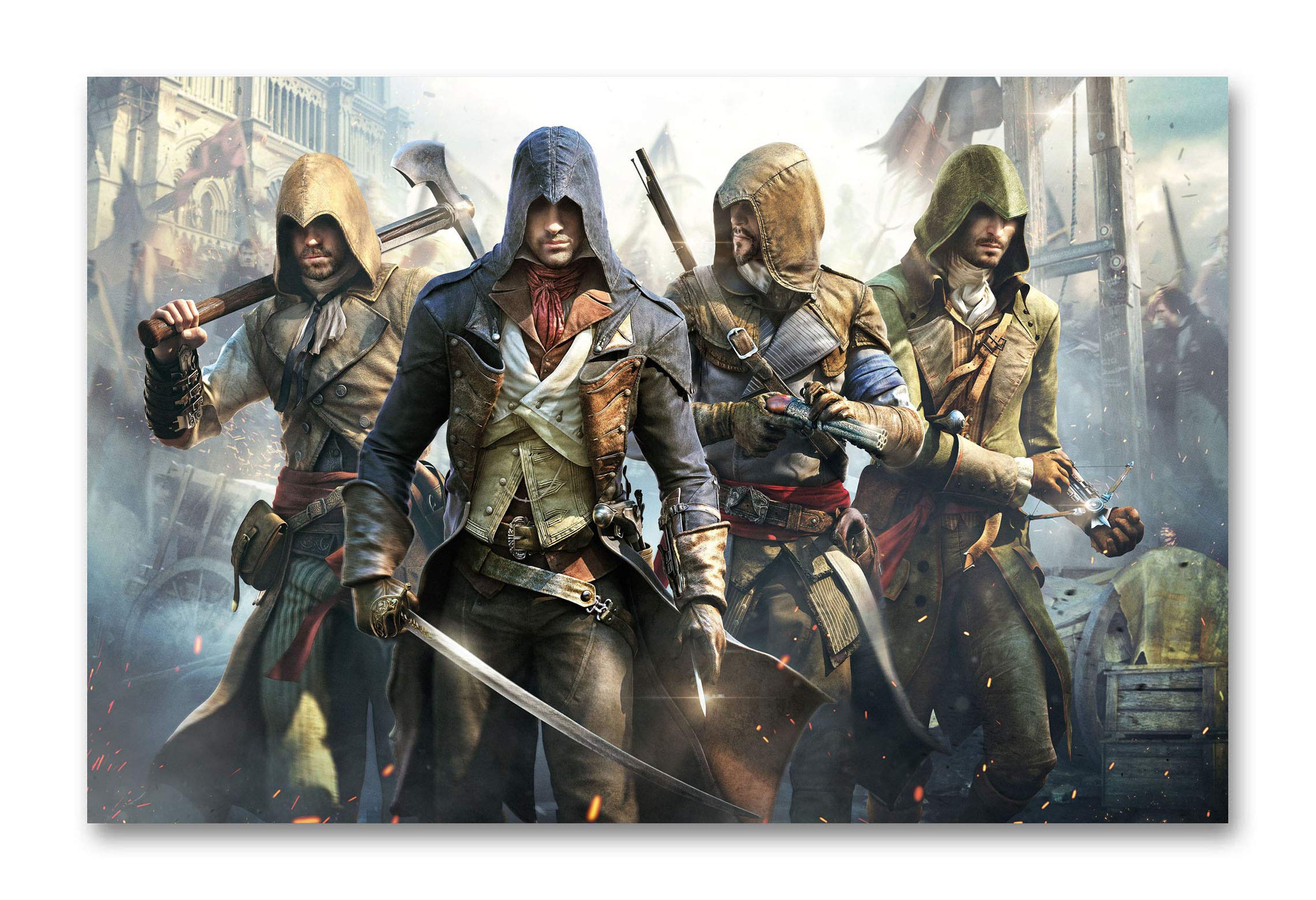 Tamatina Wall Poster - Assassins Creed Unity - Strategy Guide - HD Game Poster