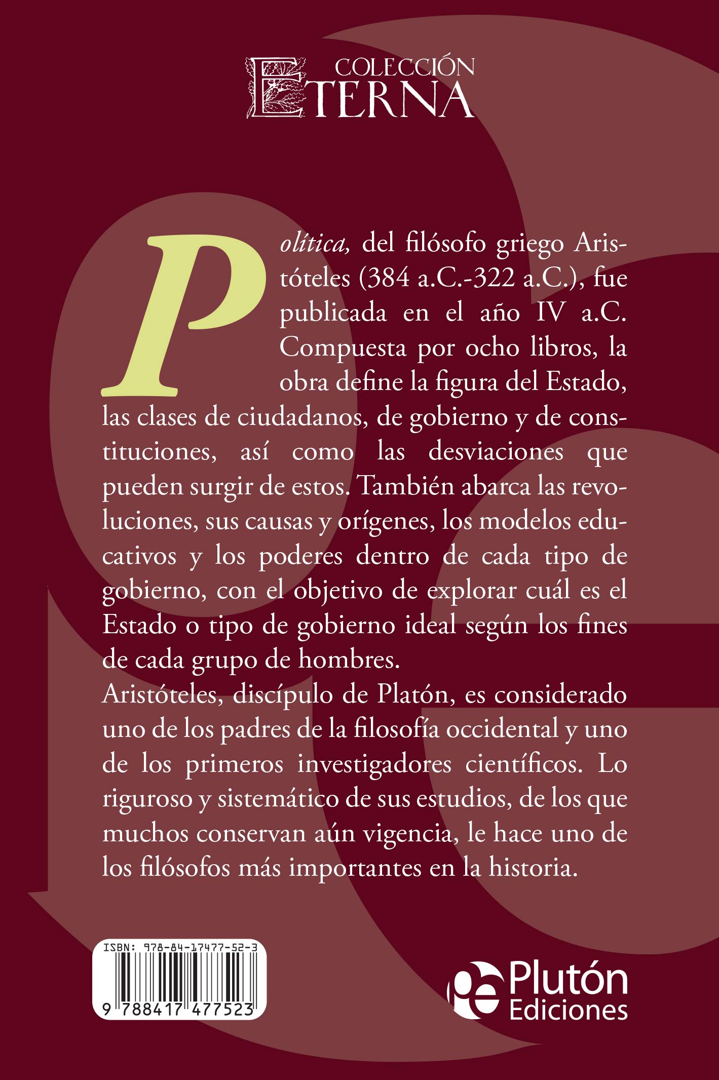 Política: 1 (Colección Eterna)