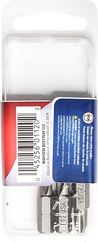 Miniatura 2 de Mayhew Tools 18761-5 USA Phillips - Broca para cabeza de alfiler, n. 2 x 1 pulgada, paquete de 5