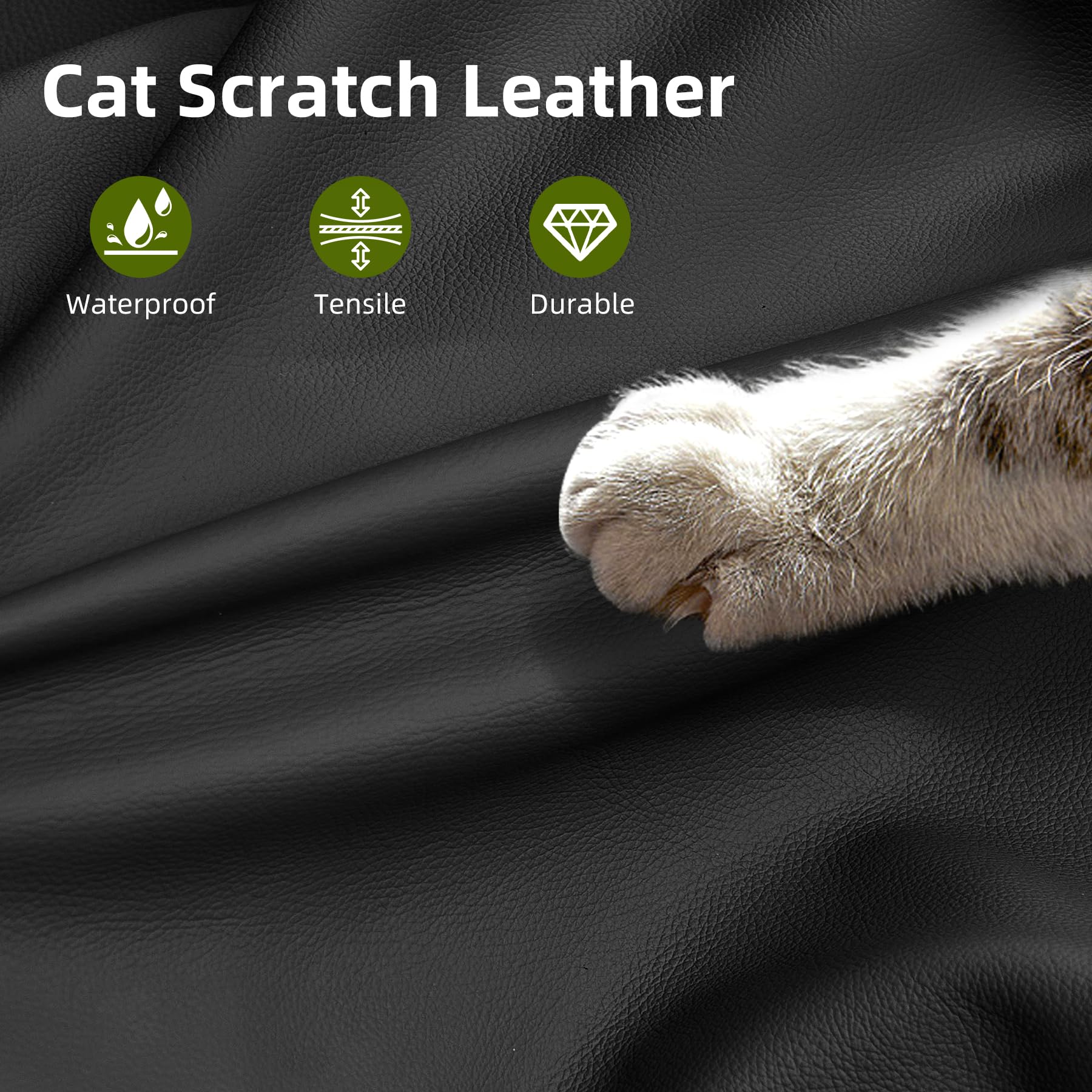 Office Chair, Criss Cross Legged Office Desk Chairs with Wheels, PU Leather Adjustable Swivel Walnut Task Chair with Wide Seat, Ergonomic Mid Back Computer Chair for Meeting Room, Home