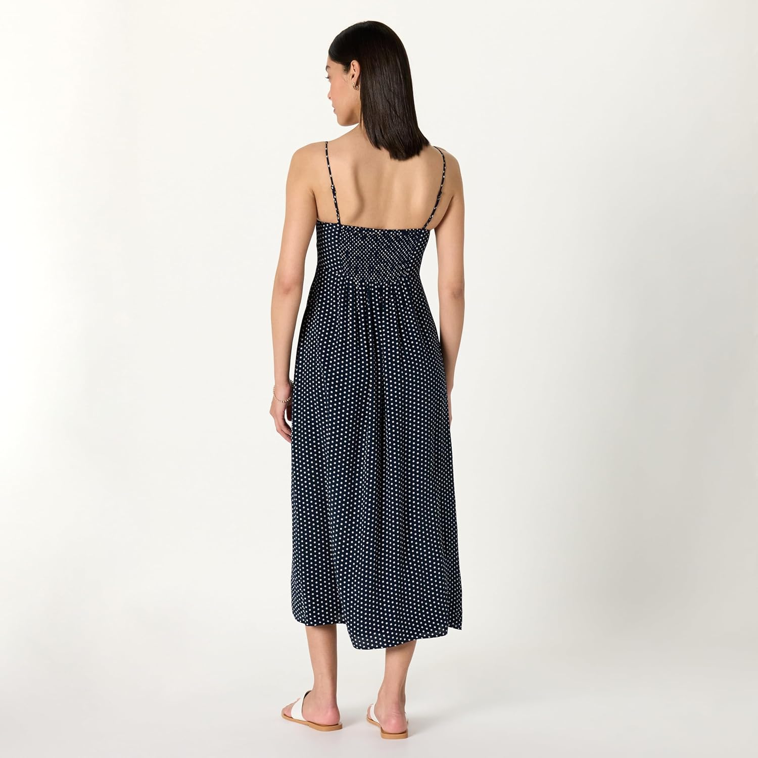 The Drop Womens Linea Spaghetti Strap Maxi Dress with Front Slit - Image 2
