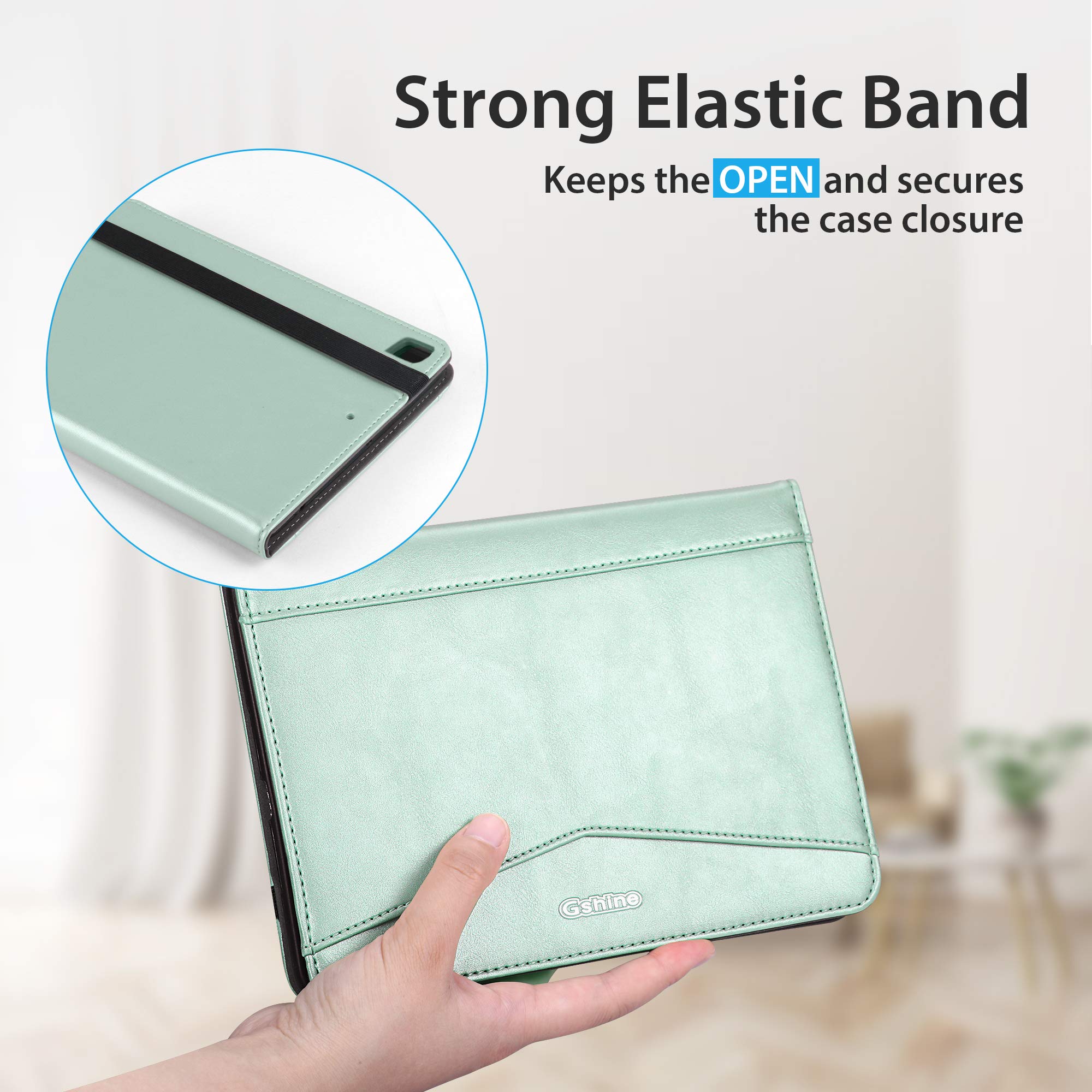 Amazon.co.jp: GSHINE iPad 第7世代 タブレットレザーケース (9.7