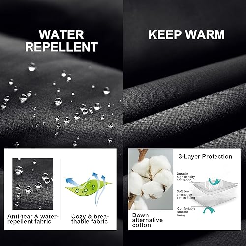 Miniatura 4 de Chrisuno Chaleco Acolchado para Mujer Casual con Cuello Levantado Chaleco Acolchado para Exteriores Chaleco de Esquí