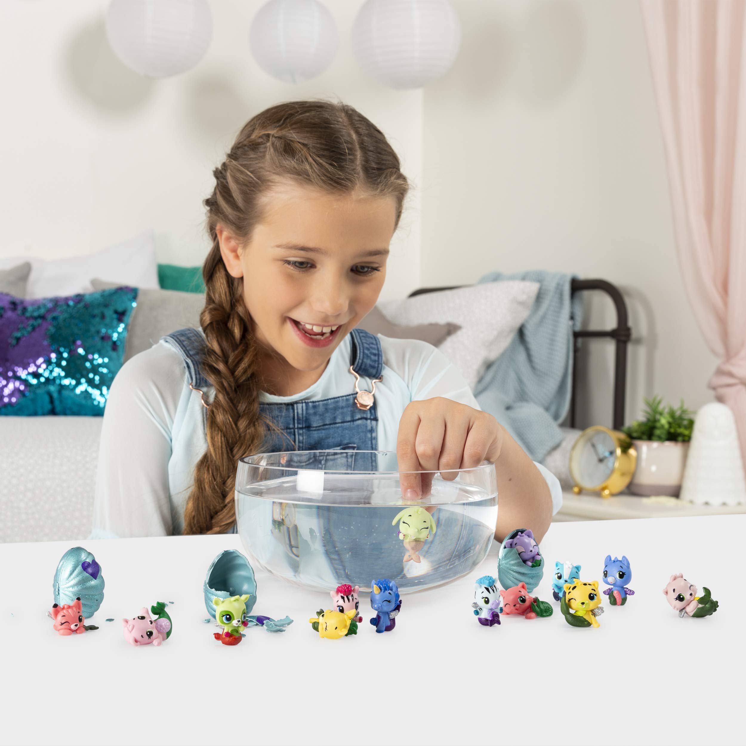 Hatchimals CollEGGtibles, Mermal Magic 2 Pack + Nest with Season 5 (Styles May Vary)