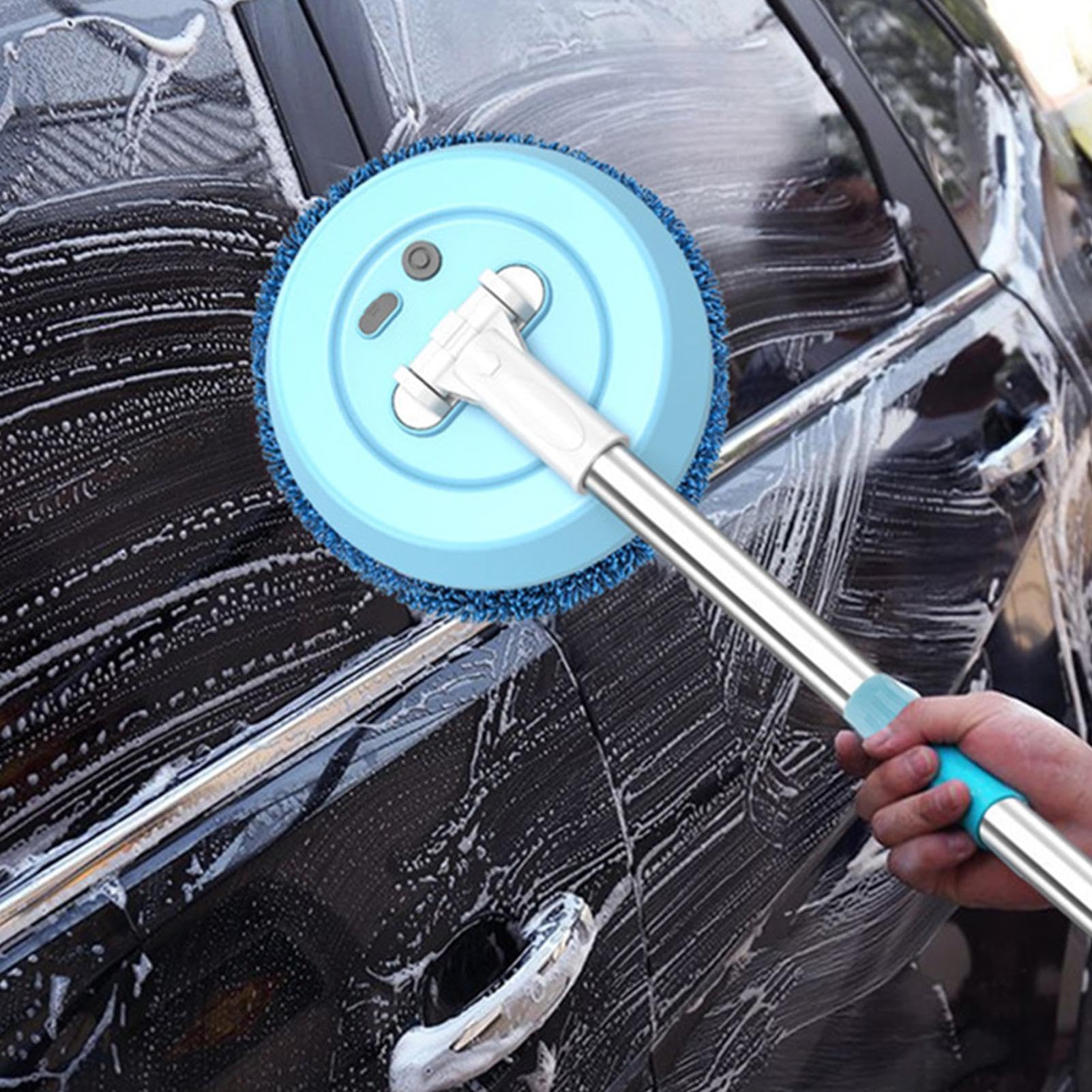Fuerador de baldosas inalámbricas, Cepillo de fregado eléctrico Mango Largo | Cleaner de fregado de bañera de holeta pesada para baldosas, piso, ventana