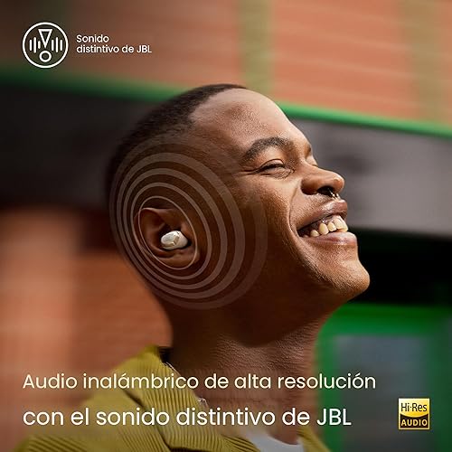 Miniatura 6 de JBL - Auriculares inalámbricos con cancelación de ruido Live Buds 3, reproducción total de 40 horas, carga inalámbrica, 6 micrófonos, conexión