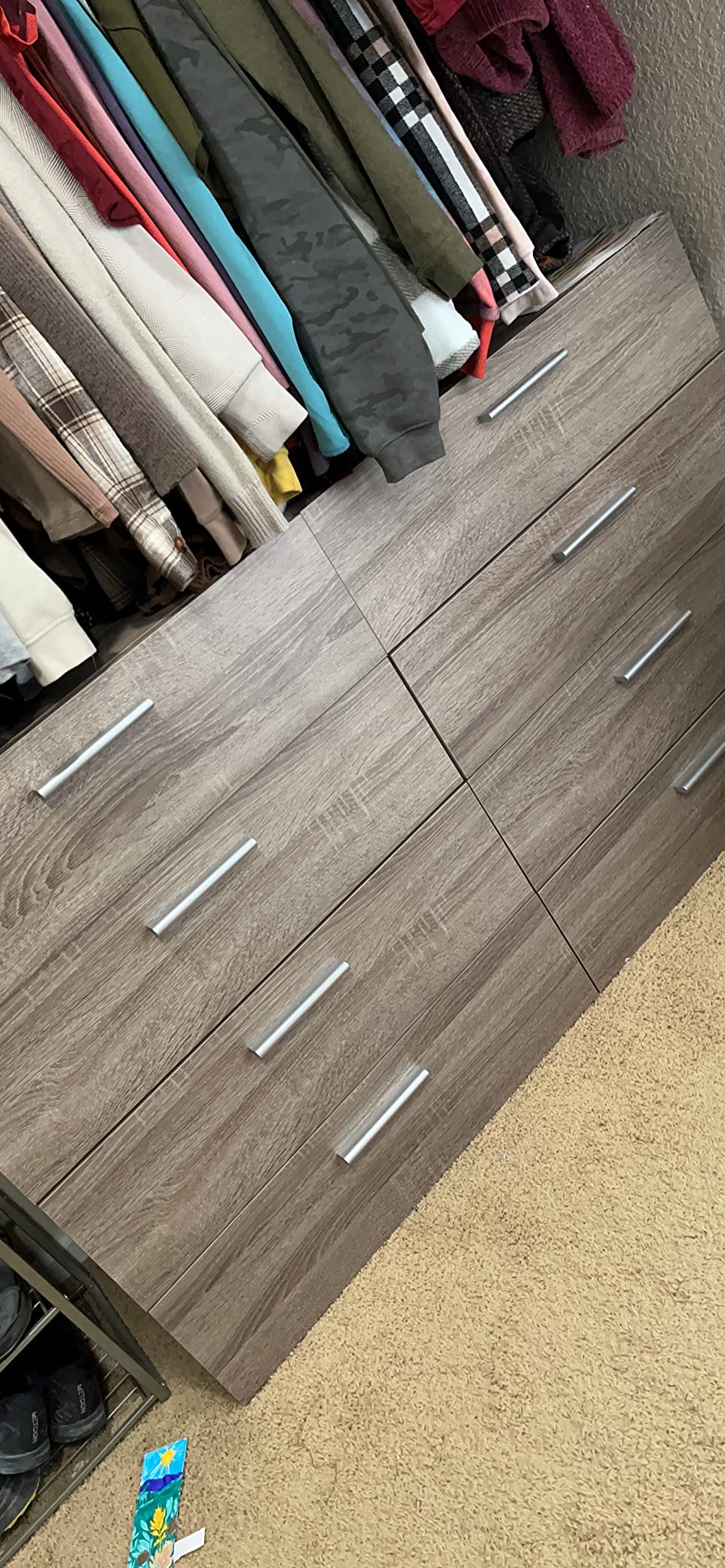 33/mo Finance Tvilum Austin 8 Drawer Double Dresser, Truffle Buy