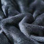 MOTRIP Weighted Blanket, Fuzzy Warm Flannel Bed Blanket with Soft Breathable Sanded Reversible (Light Grey, 60 * 80 20LBS)