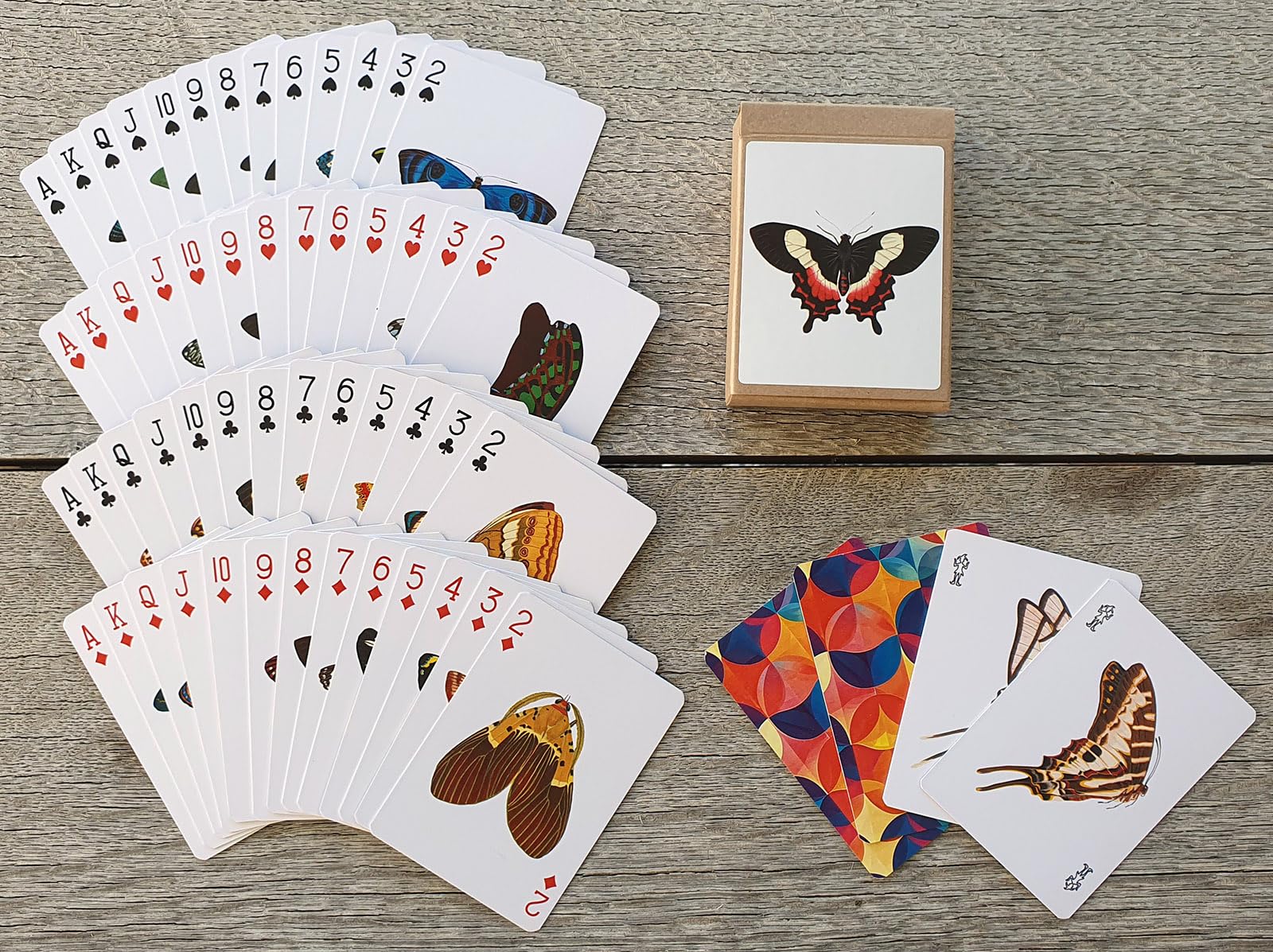 Amazon.com: BEAUTIFUL BUTTERFLY Playing Cards (Poker Deck 54