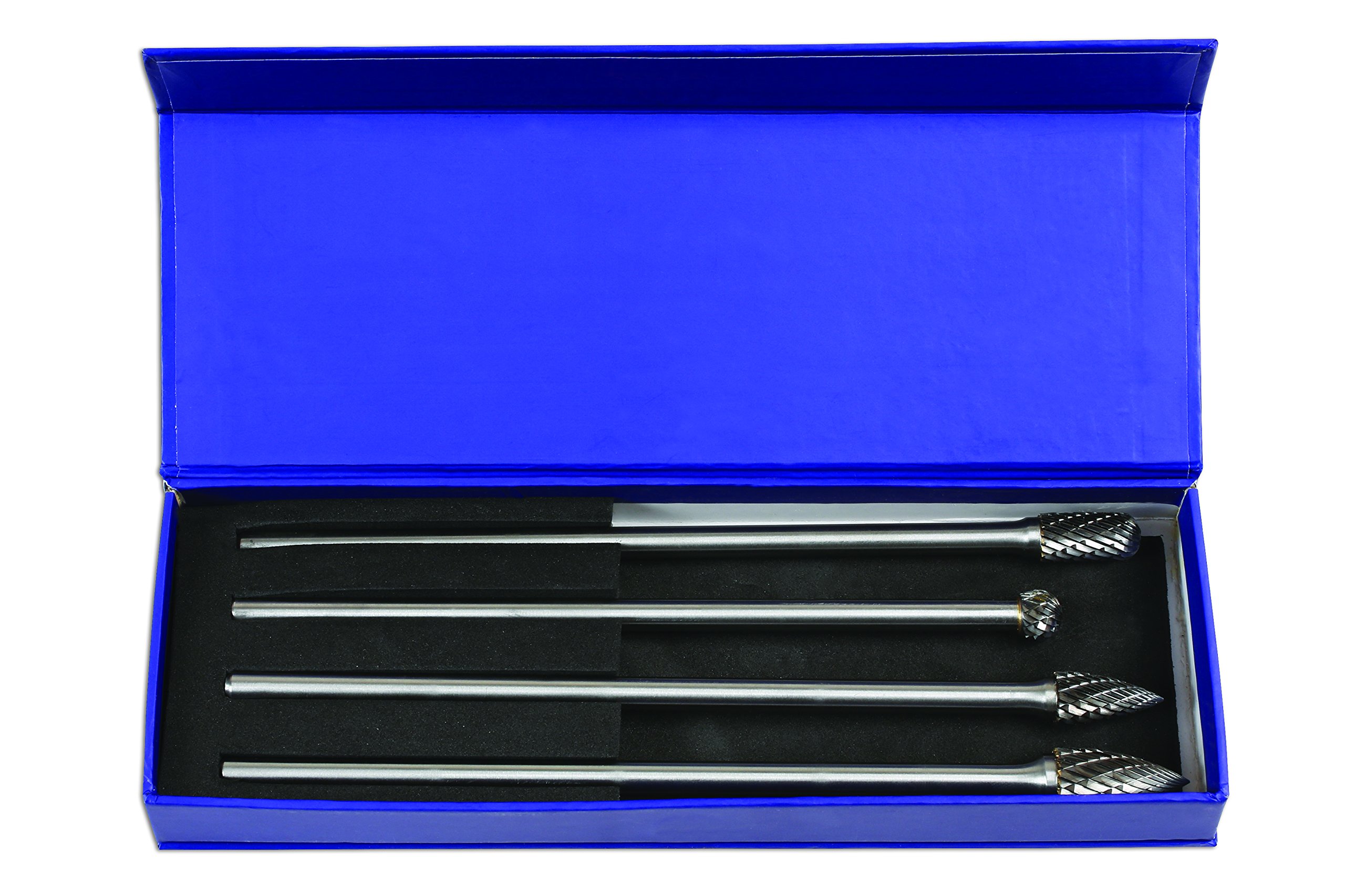 Laser Tools Tungsten Carbide Burr Set 4pc 6988