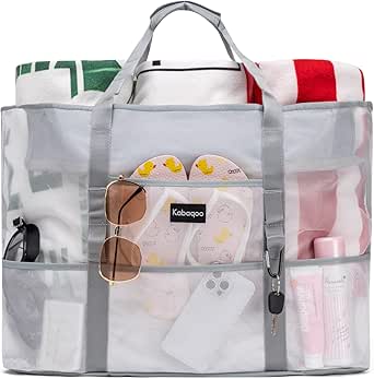 Bolsa De Mano Abierta Duradera Impermeable Para Playa Lila Lila | Meses