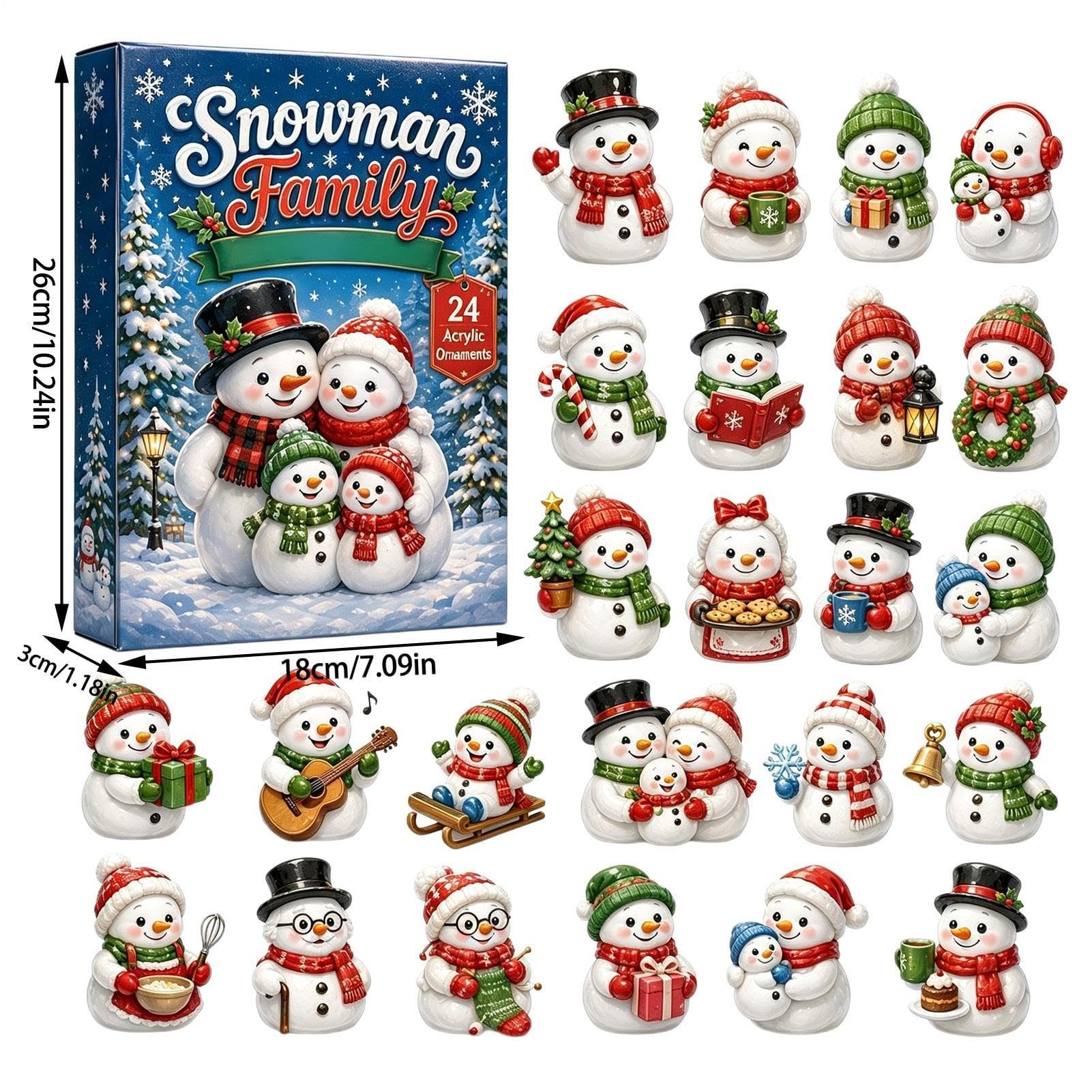 Calendario per conto alla rovescia per Natale, simpatico di pan di