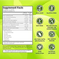 Vista 2 de Suplemento líquido de glucosamina más MSM, 1500 mg de glucosamina con MSM, apto para veganos, sin mariscos, sin OMG, suplemento de apoyo articular