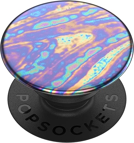 PopSockets Agarre para teléfono con soporte expandible, Oil Slick