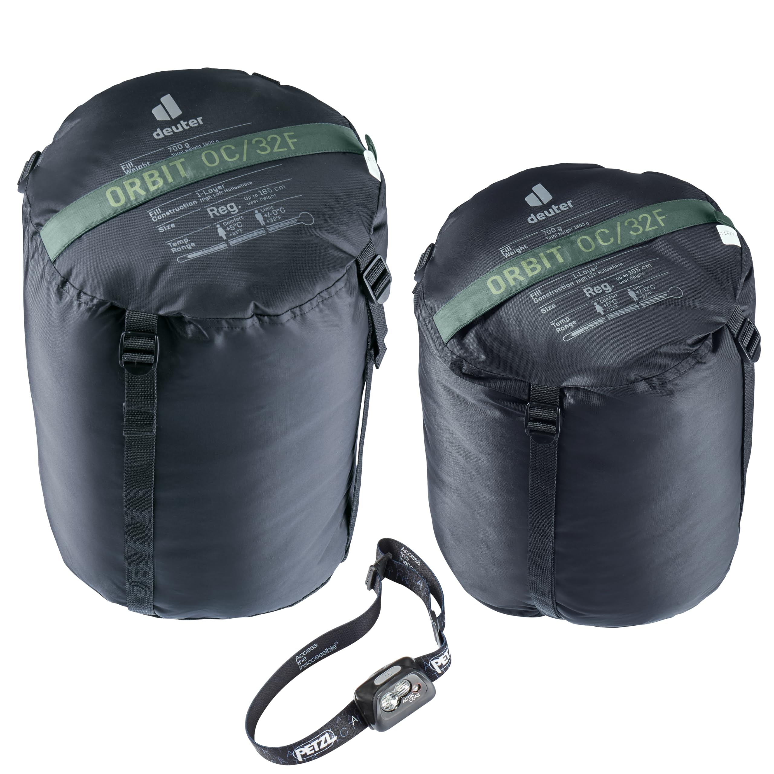 deuter Orbit 0C/32F Sacco a pelo in fibra sintetica