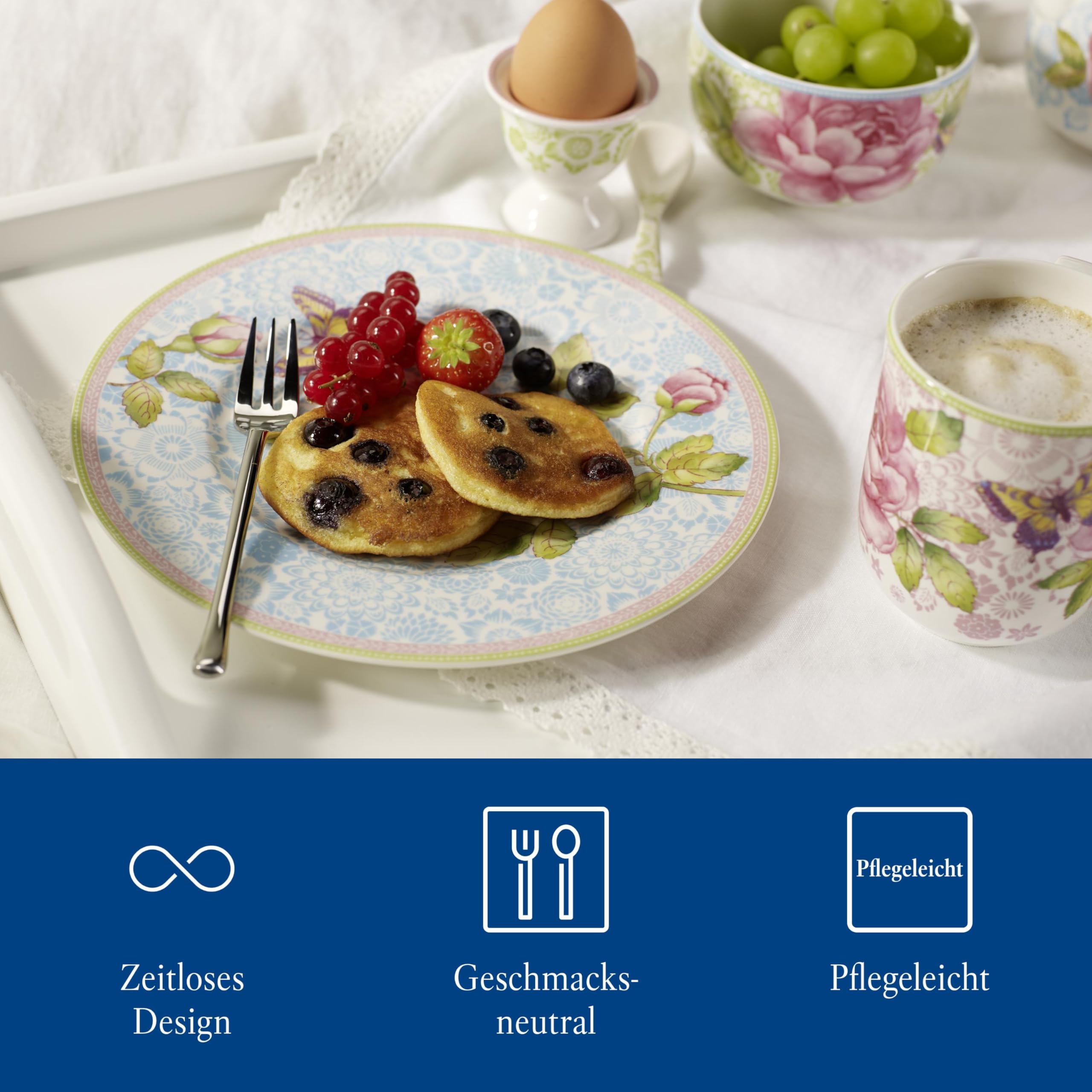 Villeroy i Boch Udine sztućce stołowe dla maksymalnie 6 osób, 24-częściowe, stal nierdzewna