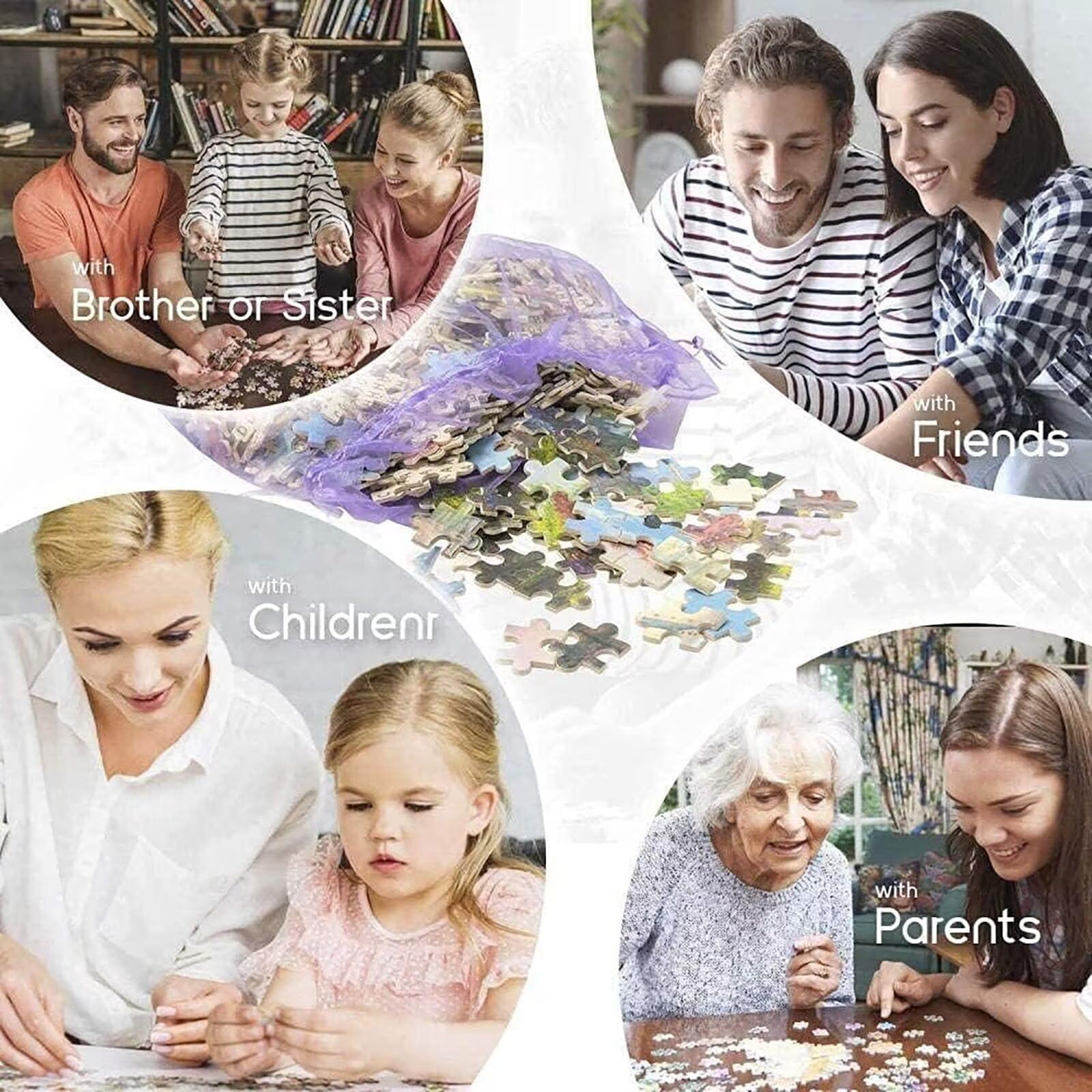 Puzzle ze zwierzętami 3000 sztuk kurczaka, niemożliwe łamigłówki, drewniane układanki dla dorosłych, gry logiczne dla całej rodziny z redukcją ciśnienia, prezenty dla kobiet mężczyzn P-3