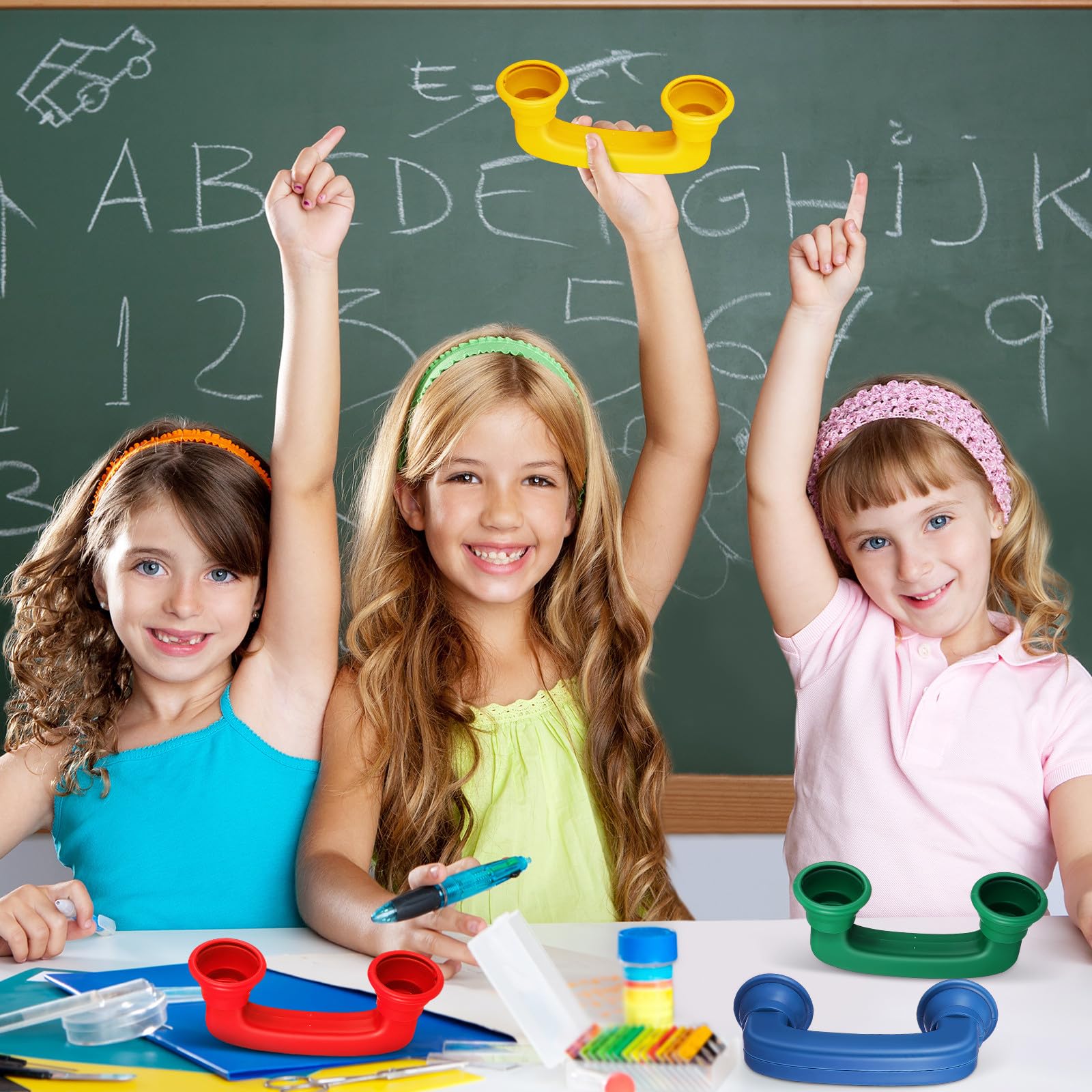 Hemobllo 20 Piezas de Teléfono de Juguete para Niños, Colorido Teléfono Susurrante de Plástico, Juguete Educativo de Lectura, Susurrante para Aulas Y Actividades de Aprendizaje.